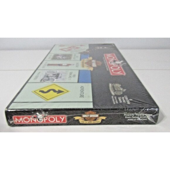 Monopoly Harley-Davidson Live to Ride Edition Parker Brothers 2000 Sealed New - Picture 9 of 12